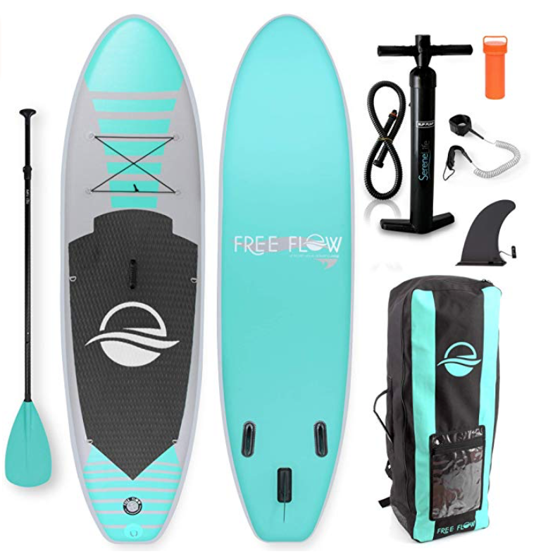 serenelife free flow paddle board review