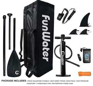 what comes with the Funwater 10 paddle board