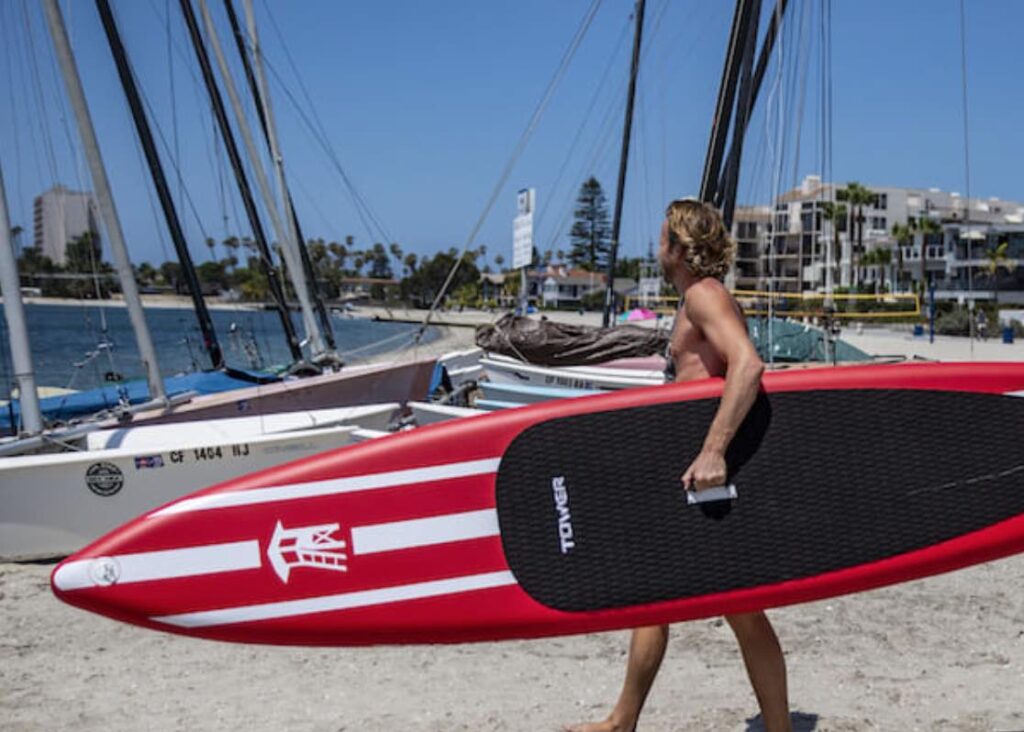 irace tower paddle board SUP review