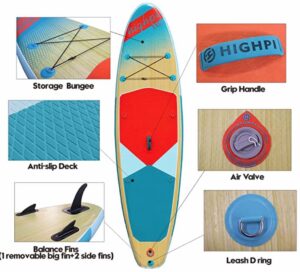 Highpi Paddle Board Construction Details